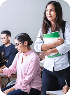 Students collaborating